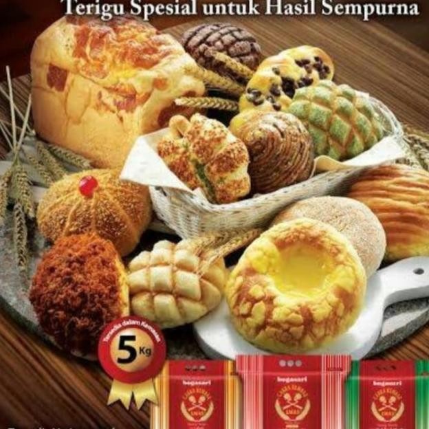 

Tepung Teru Cara Embar Ema Bogaari Roti 5 G