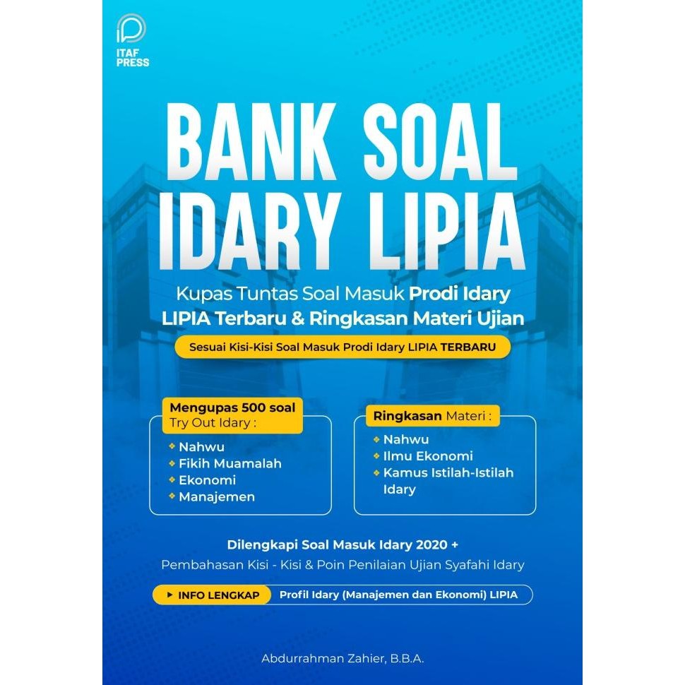 

BANK SOAL IDARY LIPIA