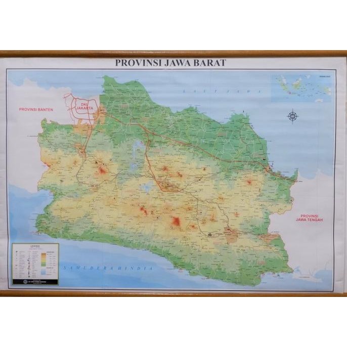 

Peta Provinsi Jawa Barat peta Dinding