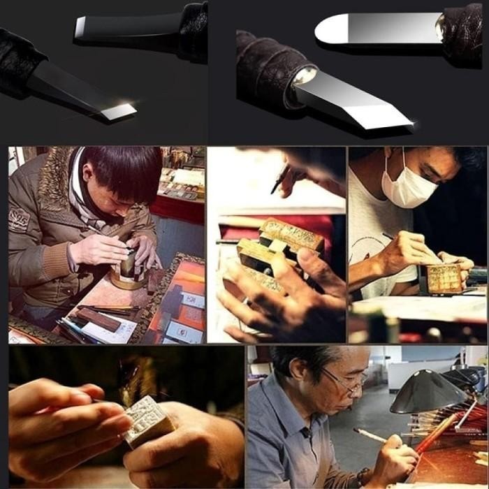 

Pisau Ukir Seni Pahat Kayu 8 Pcs Carving Tool Tungsten Steel