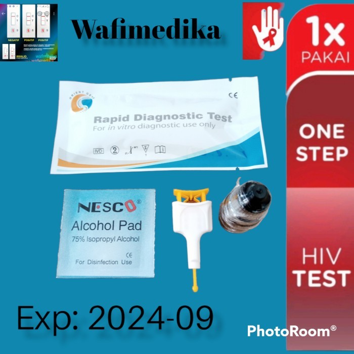 HEMAT Alat Uji sipilis/gonore/rajasinga tes mandiri satu set lengkap orient