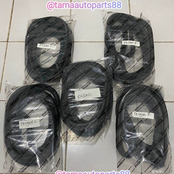 (1Set)Fullset Karet Peredam Body Pintu Mobil Toyota Kijang Super Grand Murah Berkualitas