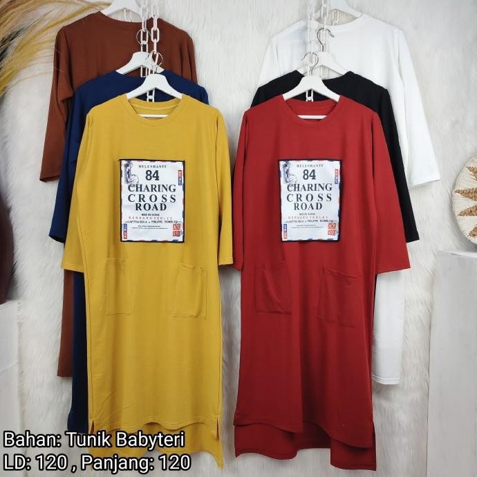 

Sale! Atasan tunik Kombat 20s kantong 2 motif 84 CHARING ROAD