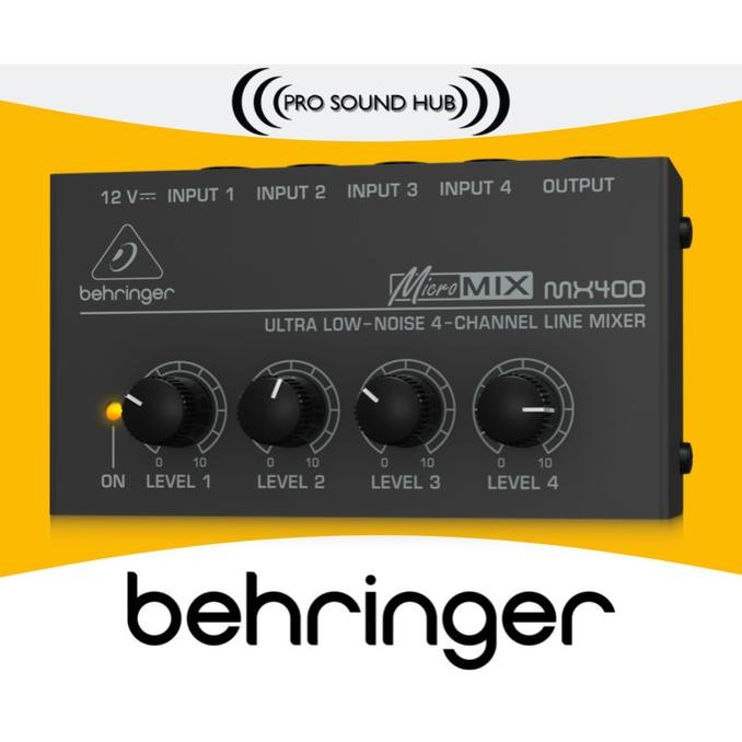 termurah behringer mx400 mixer 4 channel ultra low-noise