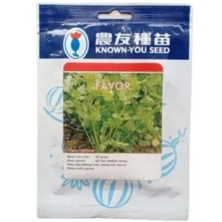 Benih Bibit Ketumbar Coriander Favor Known You Seed 1 Pack 10 Gram