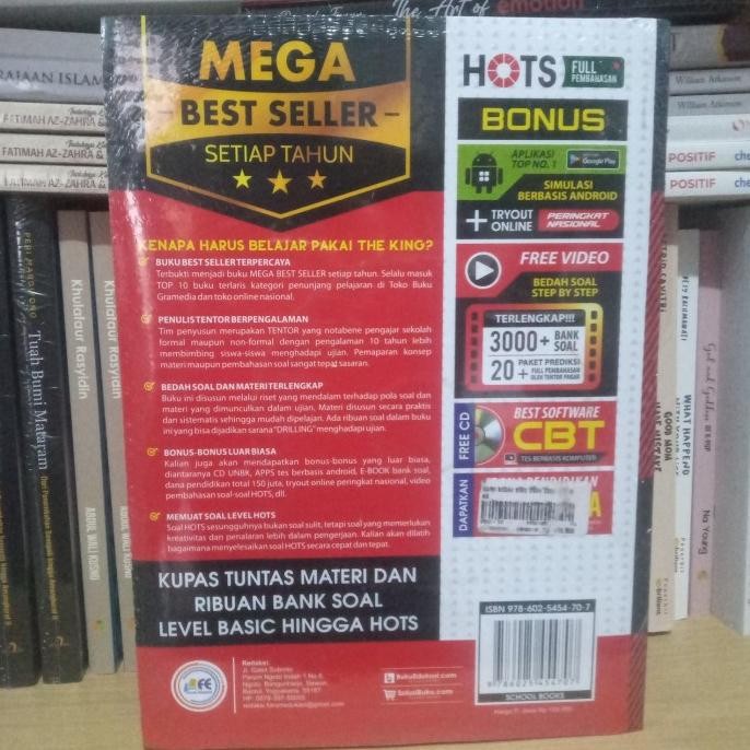 

BUKU BEST SELLER THE KING BEDAH KISI-KISI SD/MI 2020
