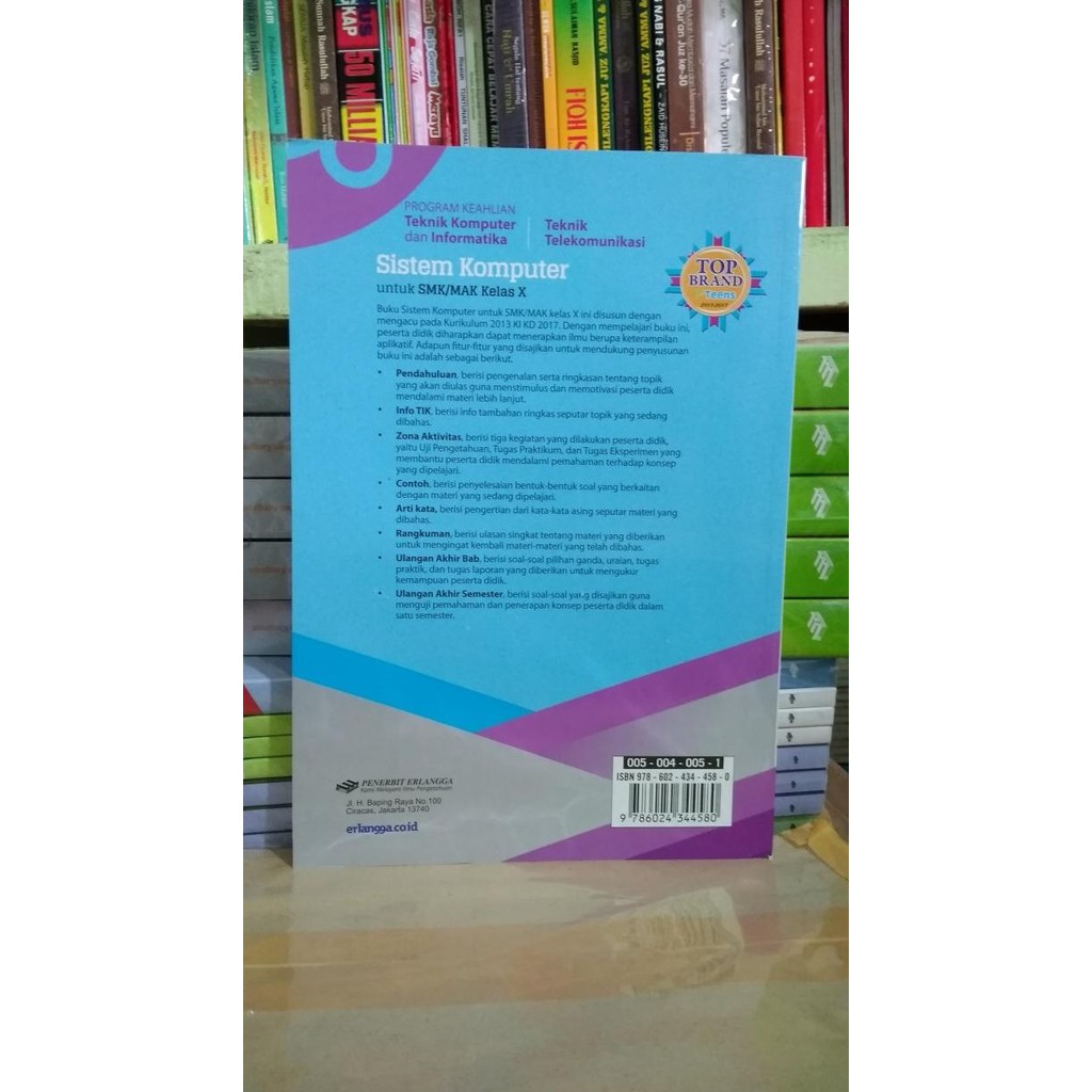

SISTEM KOMPUTER UNTUK SMK/MAK KELAS X ( K13N KI-KD 2017 ) ERLANGGA