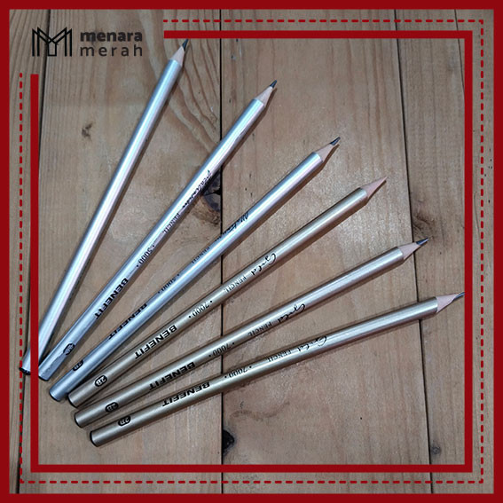 

Pensil 2B/ Pensil raut/ Pensil kayu (Benefit - Metalik)
