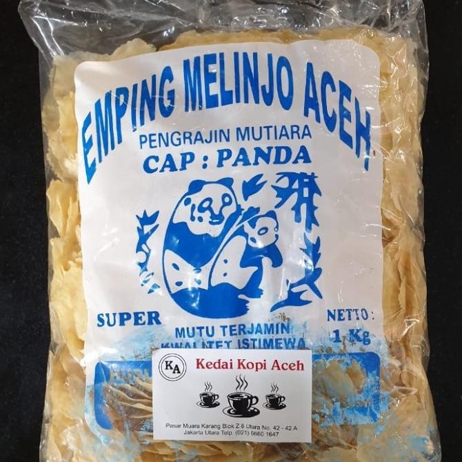

TERBARU EMPING MELINJO ACEH CAP PANDA 1KG !!!!!