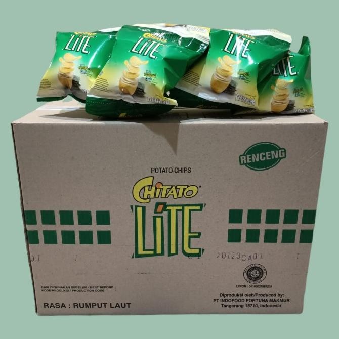 

TERBARU CHITATO LITE RUMPUT LAUT SNACK 14 GR (60 PCS/ KARTON) !!!!!