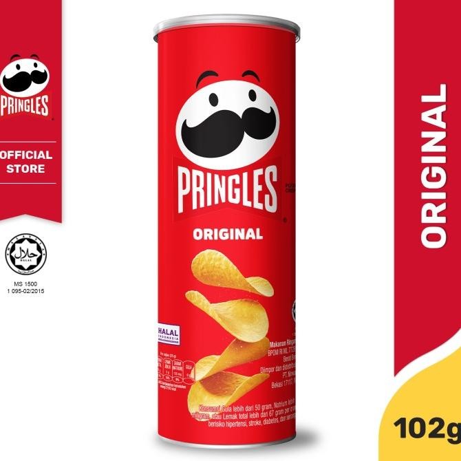 

TERBARU [BUNDLE 3PCS] 2 PRINGLES ORIGINAL 102G + 1 PRINGLES SAUCY BBQ 102G !!!!!