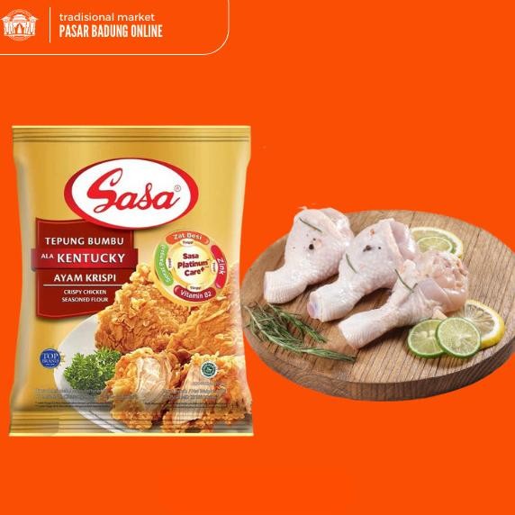

Paket ayam krispi dengan tepung sasa ala kentucky