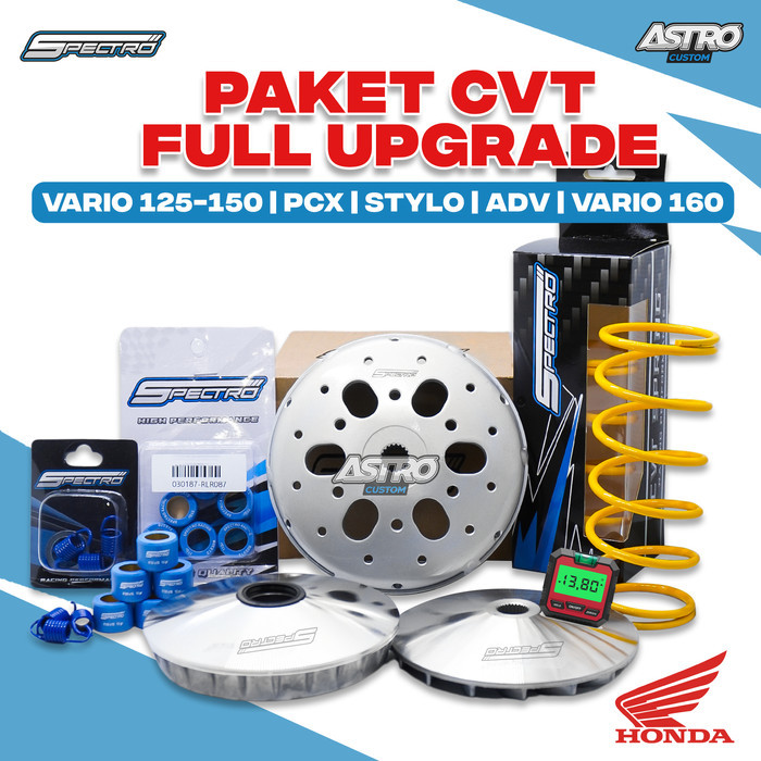 Full Spek Upgrade Cvt Vario 160 Pcx 160 Adv 160 Spectro Racing Astro