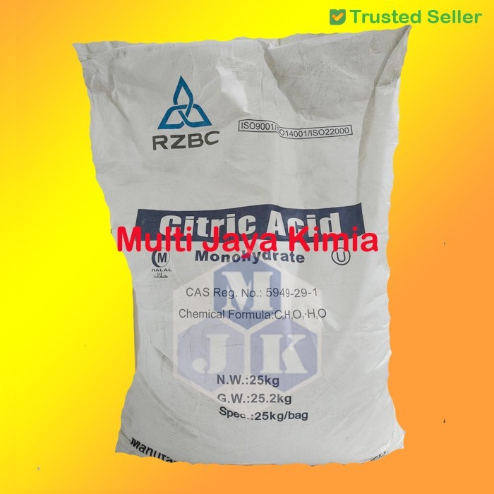 

Citrun / Citric Acid Monohydrate / Asam Sitrat 25Kg