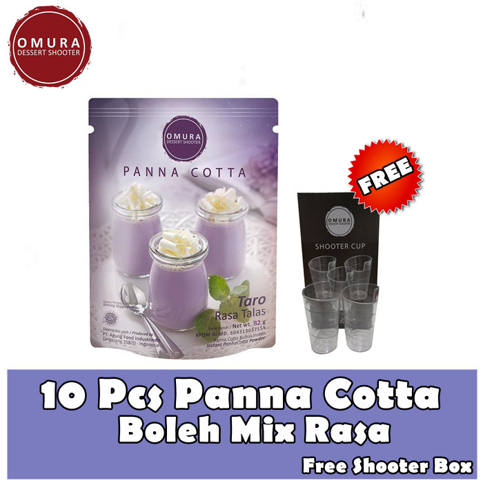 

Groceries - 10 Pcs Panna Cotta + 1 Shooter Box