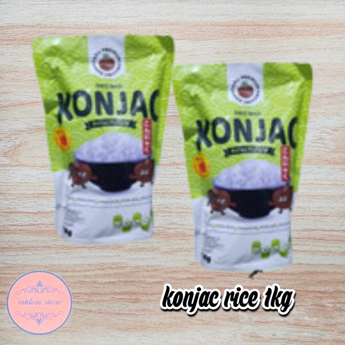 

Konjac rice beras porang 1 Kg