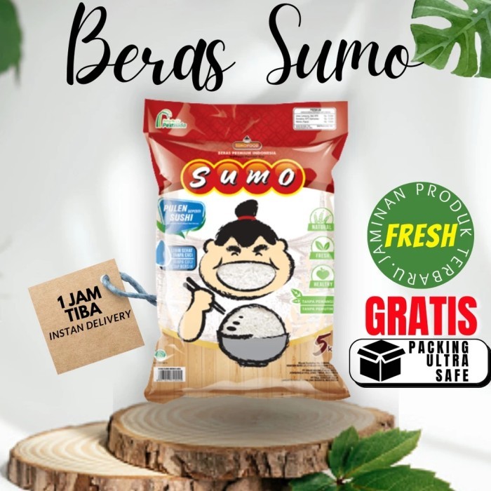 

Beras Sumo Kemasan Merah Beras Premium Pulen Wangi Halal