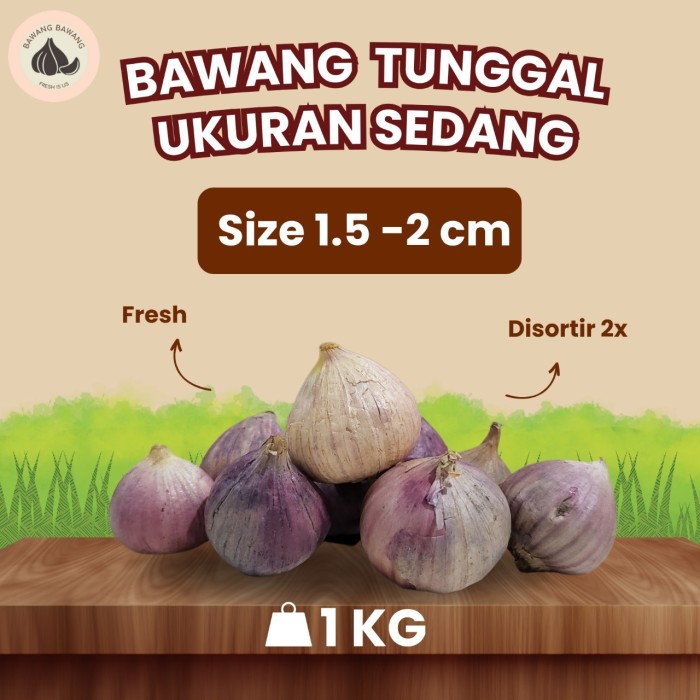 

Bawang Putih Tunggal Lanang Jamin Bagus 1Kg