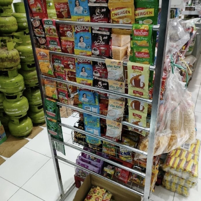 

Rak sembako chrome - Peralatan Display