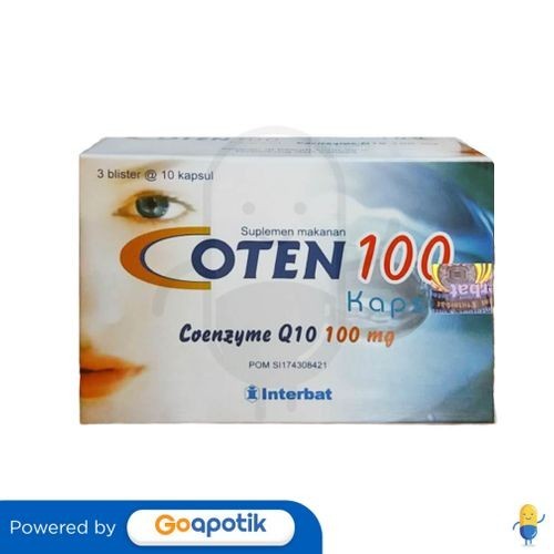 

COTEN 100 BOX 30 KAPSUL