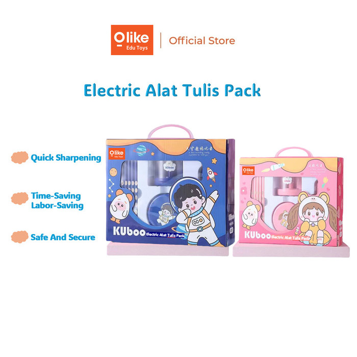 

Olike Electric Alat Tulis Pack / Set Alat Tulis Elektrik Rautan Penghapus Vacuum Pensil 26 In 1