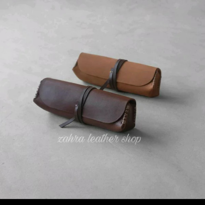 

tempat pensil kulit