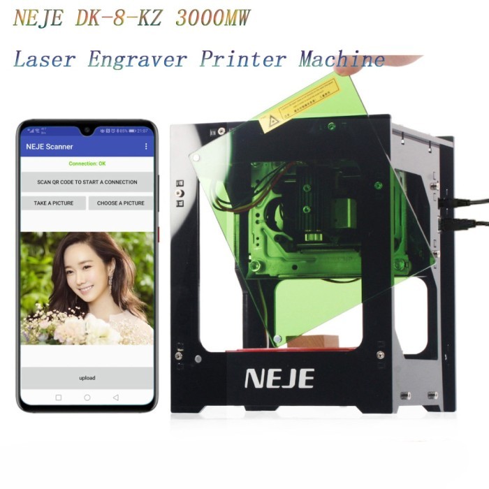 

Alat Ukir Elektrik Laser Engraver Printer 3000mW DK-8-KZ Hitam NEJE