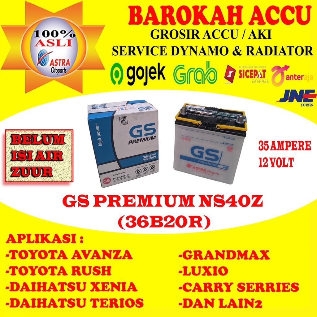Aki Gs Premium Ns40Z / 36B20R Dari Astra Otoparts