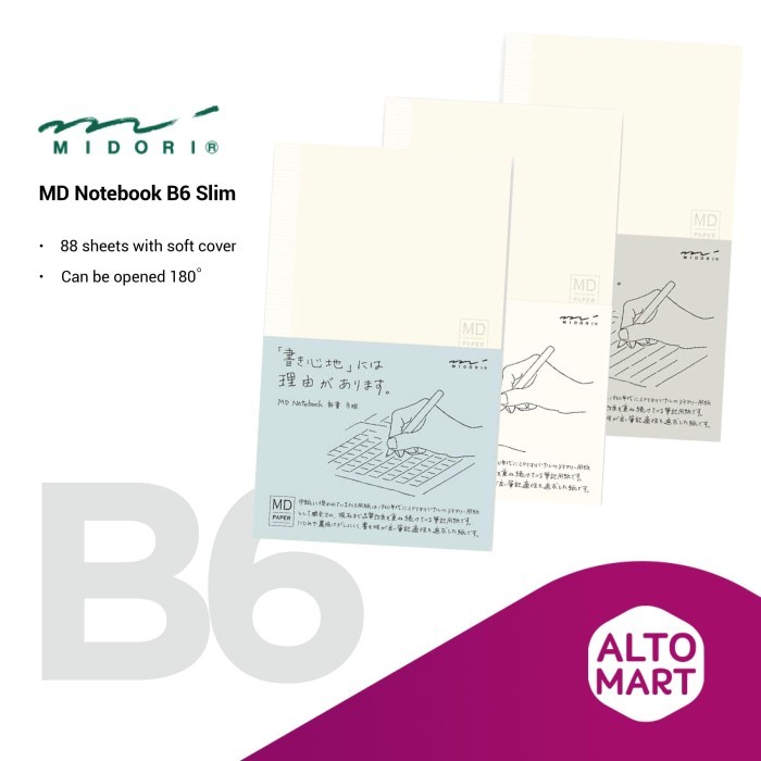 

Midori MD Notebook B6 Buku Catatan Diary Jurnal Journal