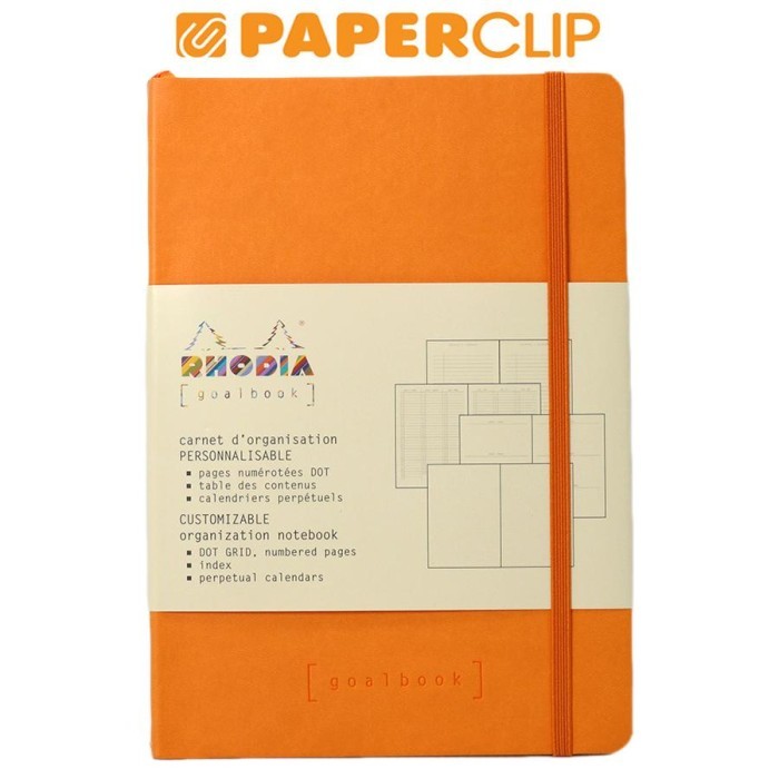 

NOTEBOOK RHODIA GOALBOOK 117755C IVO.A5 ORANGE