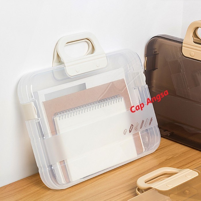 

MAP TRAVEL DOCUMENT FILE FOLDER ORGANIZER A4 HARDCASE ANTI DEBU BERKAS