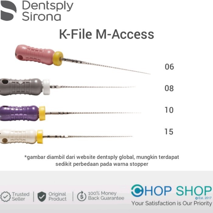 

K file 8 dan 10 Original by Dentsply KFile