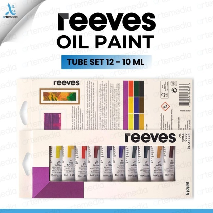 

Cat Minyak Reeves Oil Paint Color Tube Set