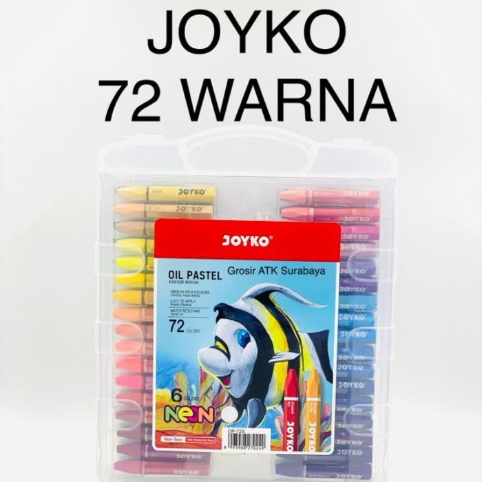 

CRAYON / Krayon / Oil Pastel TiTi JOYKO 72 WARNA OP-72S