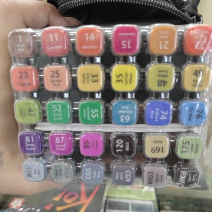 

DELI Sketch Marker/spidol anime/spidol warna ALCOHOL BASED INK 70806 set 30/40/60/80 warna
