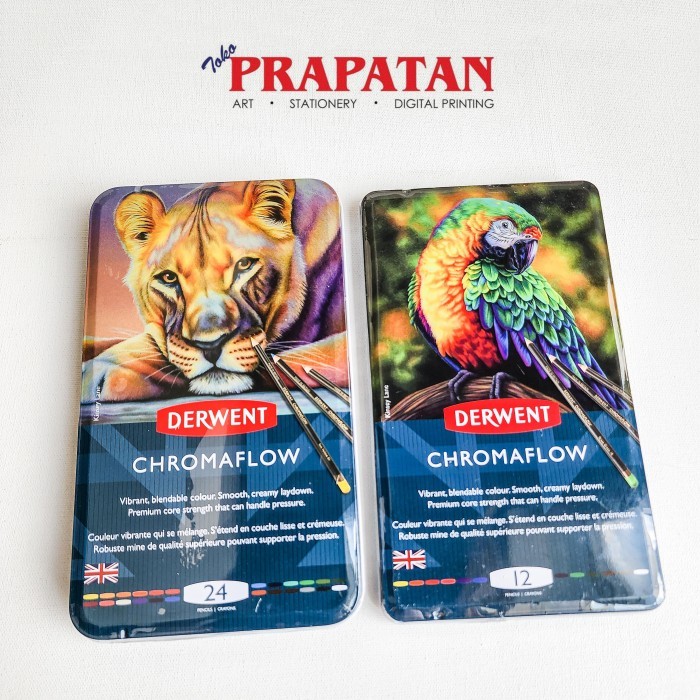 

Derwent Chromaflow Color Pencils set 12/24