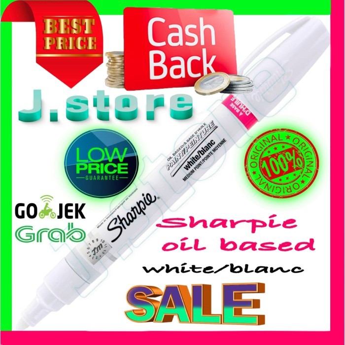 

White / Blanc Sharpie Oil Based Pen Marker Ultra boost NMD Pureboost