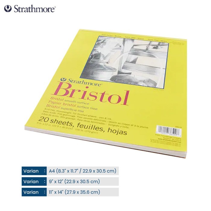 

Strathmore 300 Series Bristol Smooth Surface Sketch Pad