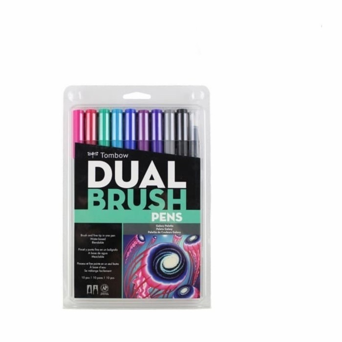 

Tombow Dual Brush Pen ABT Galaxy Palette Set 10 pcs