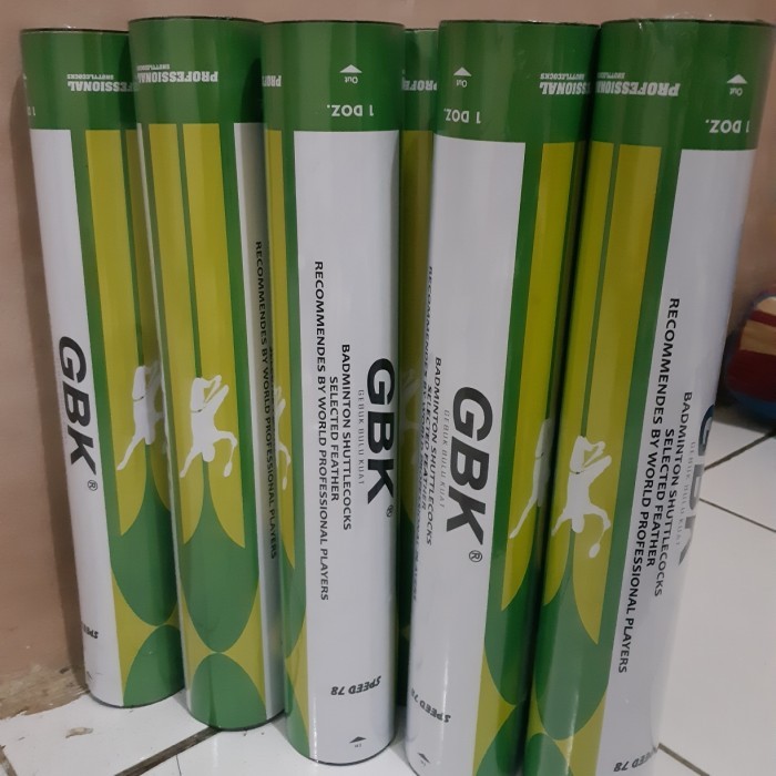 shuttlecock bulu tangkis gbk