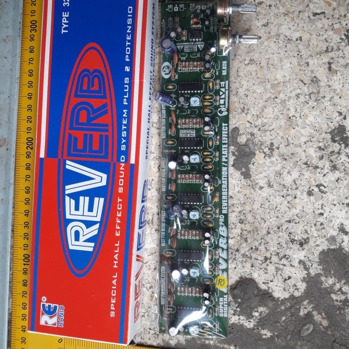 Kit Audio Kit Echo Reverb 2 Potensio Efek Vokal Sound System Rakitan