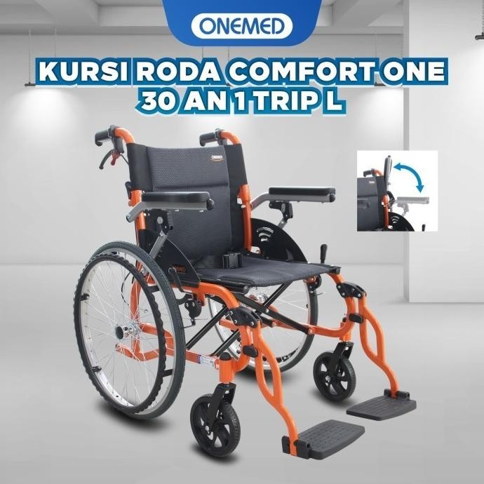 KURSI RODA TRAVEL COMFORT ONE 30 A ONEMED / Kursi Roda Travel Portable