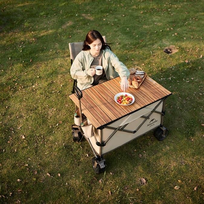 Troli lipat Naturehike NH20PJ009/Tabletop NH21PJ002 TC03 gerobak lipat