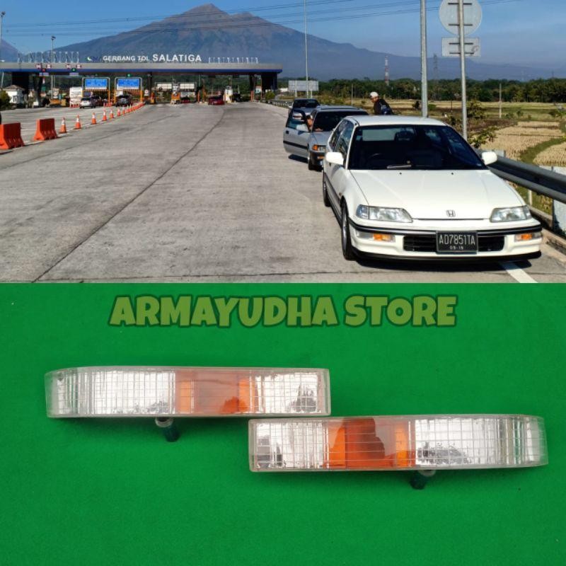 Lampu Sein Bumper Front Signal Lamp Honda Civic Nouva 1990 1991