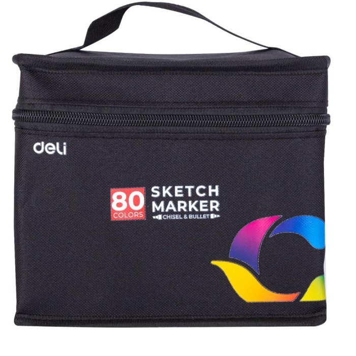 

Deli 80 colors Sketch Marker Dual Tip - Alcohol Based