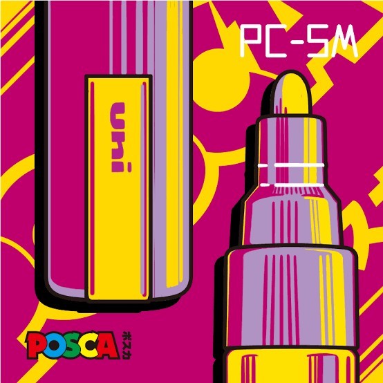 

Bundling 25 Colors Uni Posca PC-5m, medium Point Paint Marker
