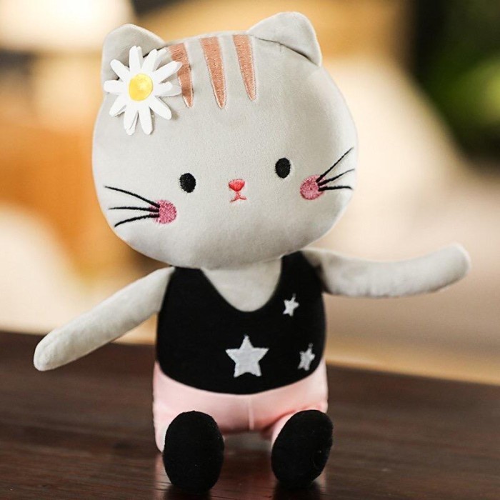 BERMUTU Kucing Jepang Kawaii Hadiah Anak Perempuan Boneka Lucu Menyenangkan