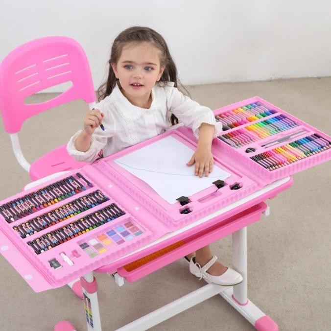 

Crayon 208 Pcs Art Set Crayon Drawing Alat Melukis Mewarnai Kado Anak the best