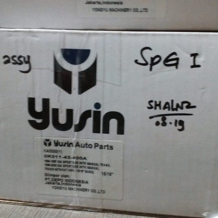 Master Rem Atas Kia Sportage Master Rem Pusat