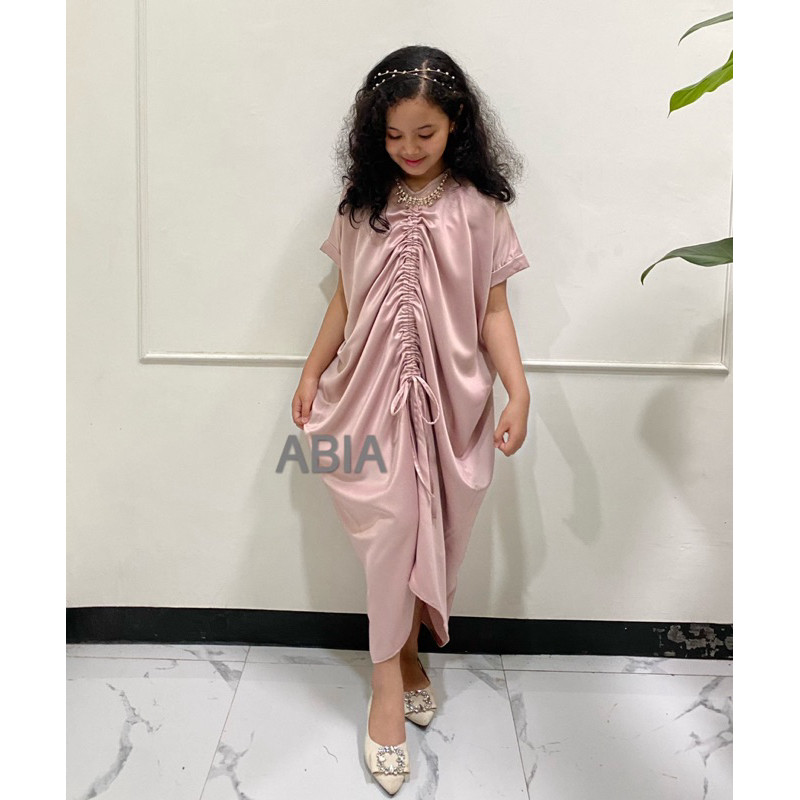 Kaftan Anak Perempuan 5 6 12 Tahun Dress Muslimah Bayi Terusan Dres Umur 13 Kafstan Tunik Longdress 